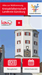 Mobile Screenshot of kaw.landkreis-guenzburg.de